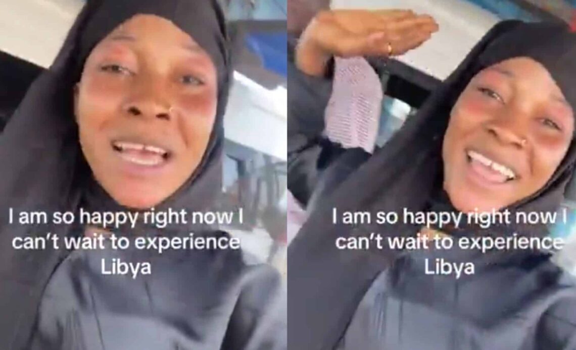 See Woman's Message to Family as She Heads to Libya for Work